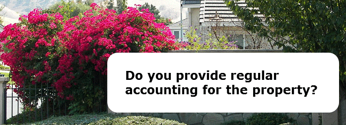 Do you provide regular accounting for the property - cropped